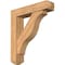 Ekena Millwork Funston Craftsman Smooth Bracket w/ Offset Brace, Western Red Cedar, 7 1/2"W x 34"D x 38"H BKT0806X34X38FST04SWR - alternate 1